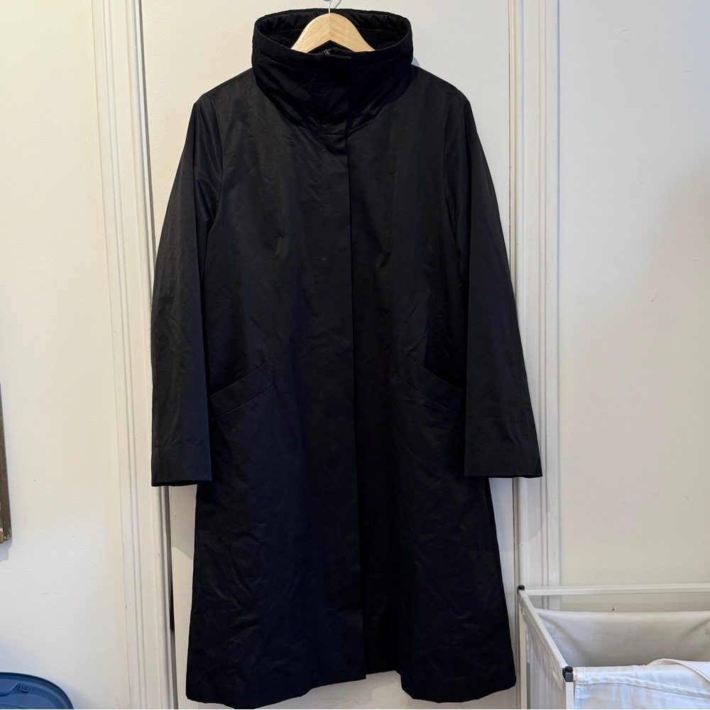 Eileen Fisher Black Fleece Lined Jacket
